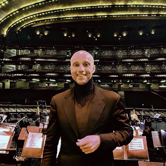 Cellist in Sarasota Florida at Radio City Music Hall